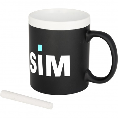 Logotrade Werbeartikel das Foto: Chalk-write 330 ml Keramiktasse