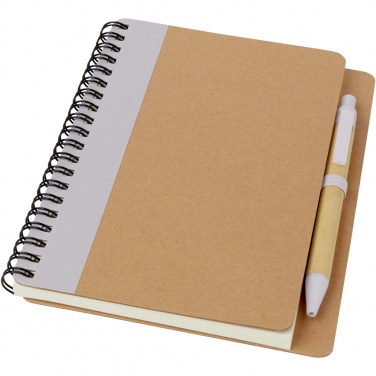 Logotrade Logogeschenke das Foto: Priestly A6 Recycling Notizbuch mit Stift