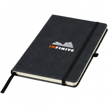 Logotrade Logogeschenke das Foto: Atlanta A5 Notizbuch aus Lederresten