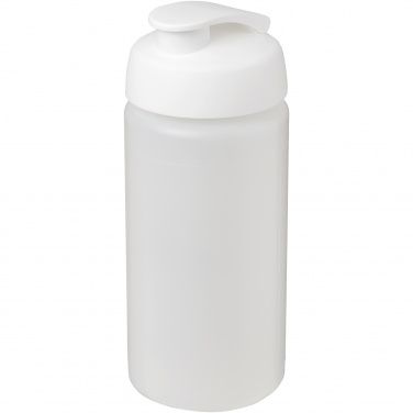 Logotrade Werbeartikel das Foto: Baseline® Plus grip 500 ml Sportflasche mit Klappdeckel