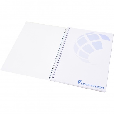 Logotrade werbemittel das Foto: Desk-Mate® A5 Notizbuch mit Kunststoff Cover und Spiralbindung
