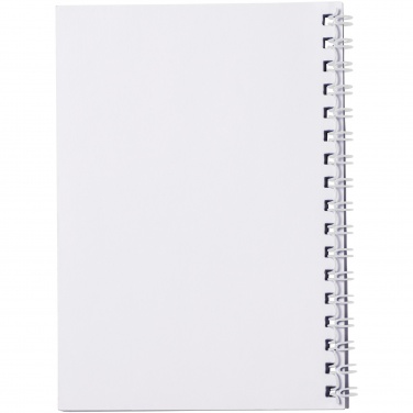 Logotrade werbemittel das Foto: Desk-Mate® A6 Notizbuch mit Kunststoff Cover und Spiralbindung