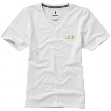 Logotrade Geschäftsgeschenke das Foto: Kawartha T-Shirt für Damen mit V-Ausschnitt