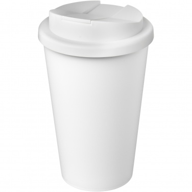 Logotrade Firmengeschenke das Foto: Americano® Eco 350 ml recycelter Becher mit auslaufsicherem Deckel