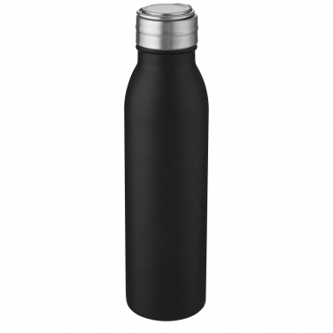 Logotrade werbemittel das Foto: Harper 700 ml Sportflasche aus Edelstahl mit Metallschlaufe