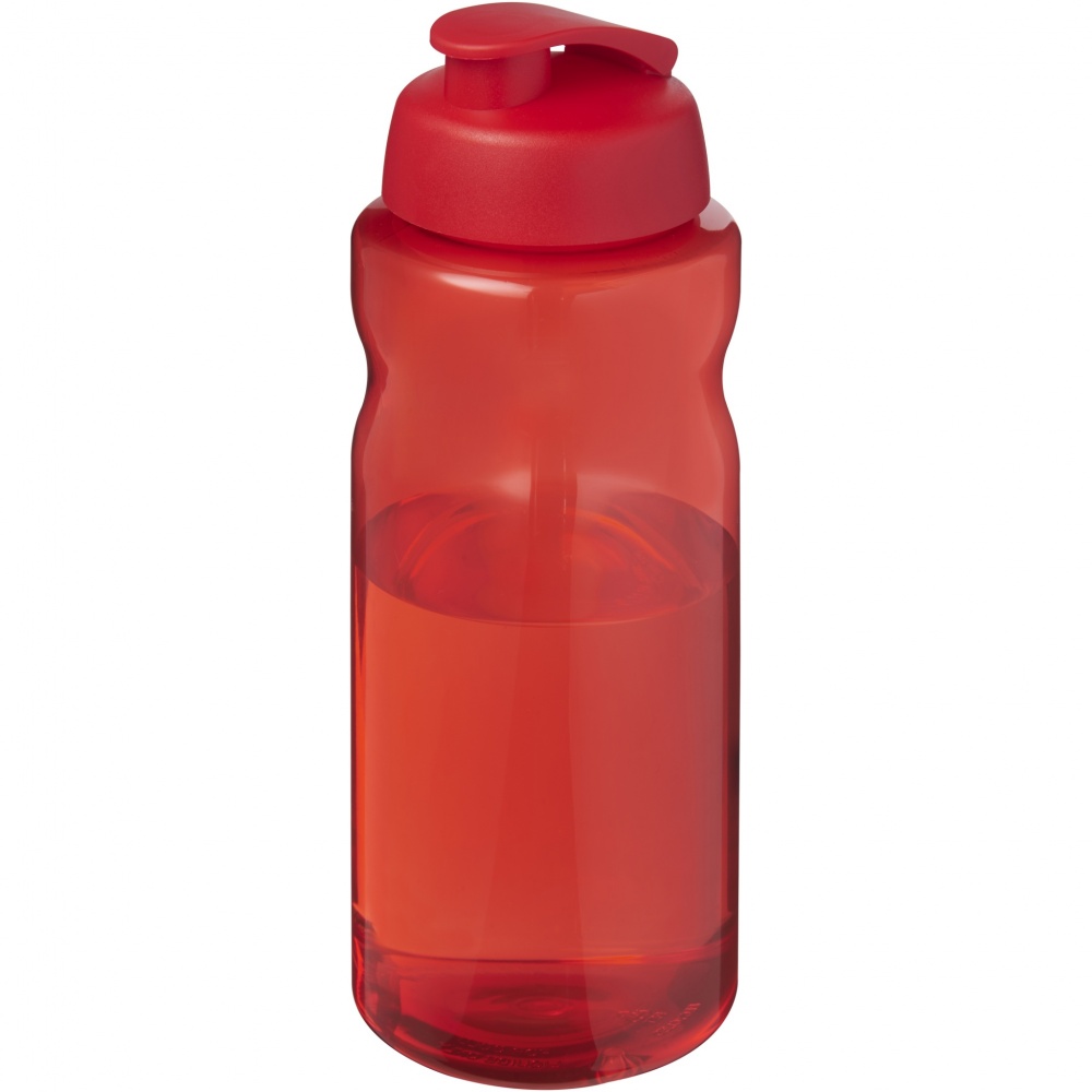 Logotrade Werbeartikel das Foto: H2O Active® Eco Big Base 1L Sportflasche mit Klappdeckel 