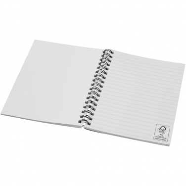 Logotrade Werbeartikel das Foto: Desk-Mate® A6 farbiges Notizbuch mit Spiralbindung
