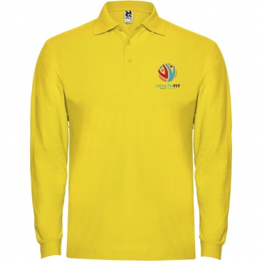 Logotrade Logogeschenke das Foto: Estrella Langarm Poloshirt für Herren