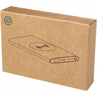 Logotrade werbemittel das Foto: Juice 4000 mAh Typ-C kabellose Powerbank aus recyceltem Aluminium 
