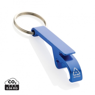 Logotrade Werbegeschenke das Foto: Flaschen- und Dosenöffner aus RCS recyceltem Aluminium