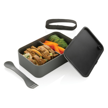 Logotrade Logogeschenke das Foto: GRS RPP Lunchbox mit Göffel