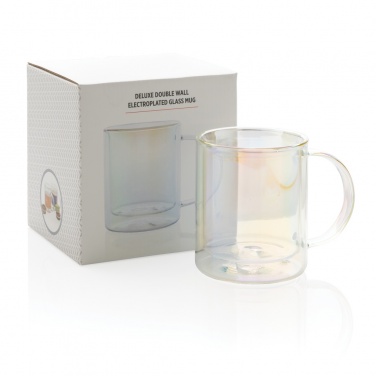 Logotrade werbemittel das Foto: Doppelwandiger Deluxe-Becher aus galvanisiertem Glas