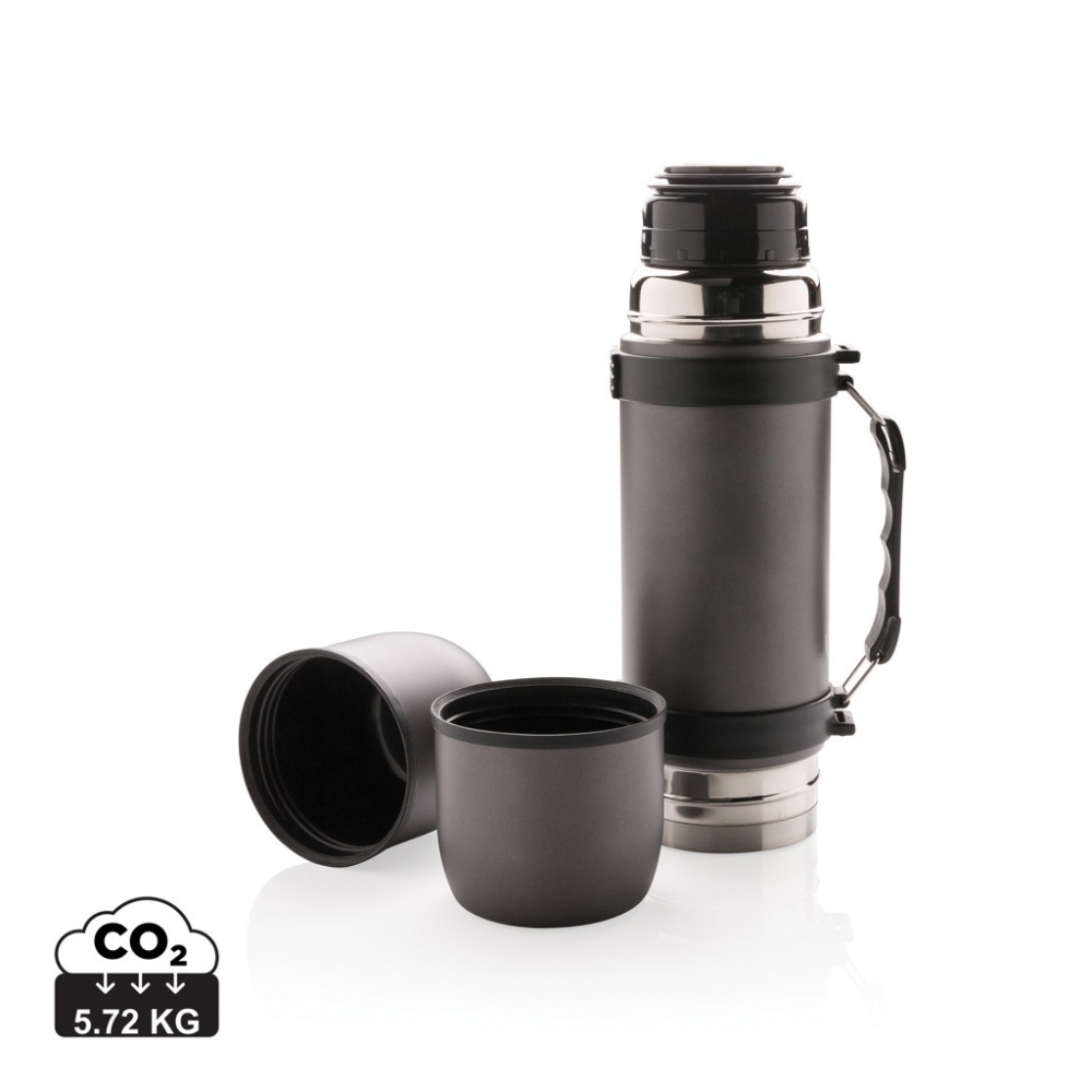 Logotrade Werbegeschenke das Foto: Thermosflasche mit 2 Bechern