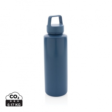 Logotrade Werbegeschenke das Foto: Wasserflasche mit Henkel aus RCS rPP