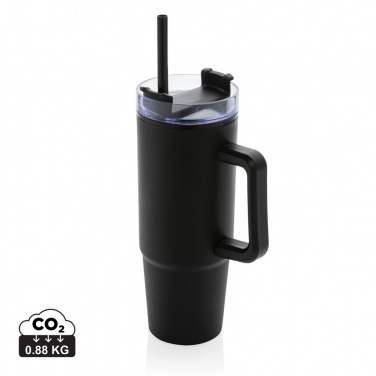 Logotrade werbemittel das Foto: Tana Becher aus RCS recyceltem Kunststoff mit Griff 900ml