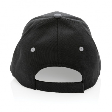 Logotrade Firmengeschenke das Foto: Impact AWARE™ 280gr Brushed rCotton 6 Panel Kontrast-Cap