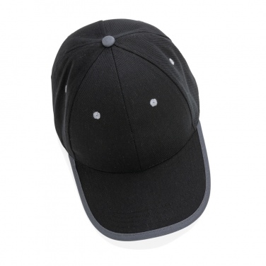 Logotrade Werbegeschenke das Foto: Impact AWARE™ 280gr Brushed rCotton 6 Panel Kontrast-Cap