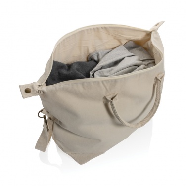Logotrade Geschäftsgeschenke das Foto: Kezar AWARE™ 500g/m² Wochenendtasche aus recyceltem Canvas