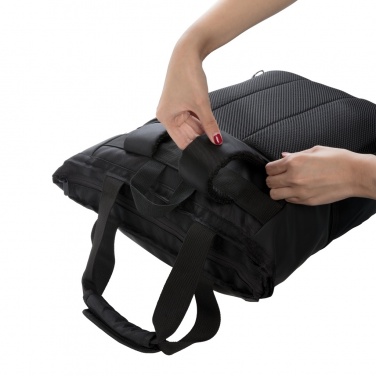 Logotrade Geschäftsgeschenke das Foto: Swiss Peak RFID 15" Laptop-Trage-Tasche PVC-frei