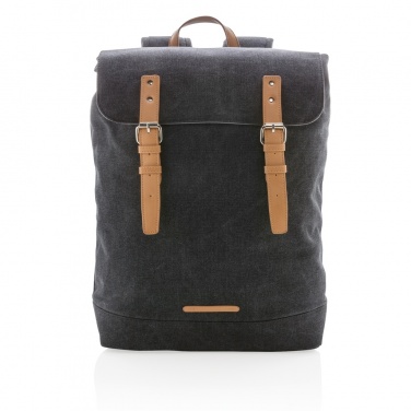 Logotrade Logogeschenke das Foto: Canvas Laptop-Rucksack, PVC-frei