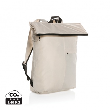 Logotrade Werbeartikel das Foto: Dillon AWARE™ RPET faltbarer Lightweight-Rucksack