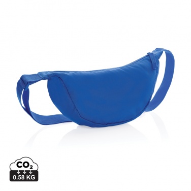 Logotrade Werbeartikel das Foto: Crescent AWARE™ RPET Half-Moon Sling Tasche