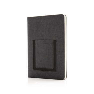 Logotrade Logogeschenke das Foto: Deluxe A5 Notizbuch mit Telefontasche