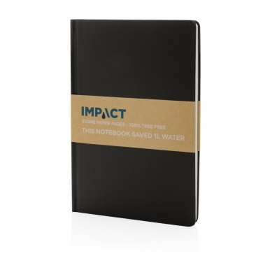 Logotrade Logogeschenke das Foto: A5 Impact Steinpaper Hardcover Notizbuch