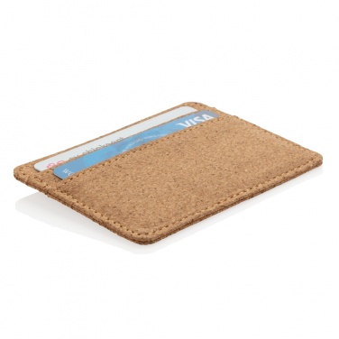 Logotrade Werbeartikel das Foto: Kork RFID Slim-Wallet