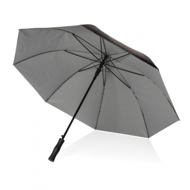 Logotrade Geschäftsgeschenke das Foto: 27" Impact AWARE™ RPET 190T Pongee Bi-Color Auto-Open-Schirm
