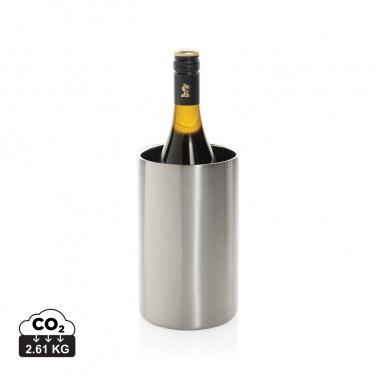 Logotrade Firmengeschenke das Foto: Vino Weinkühler aus RCS-zertifiziert recyc. Stainless-Steel
