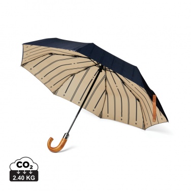 Logotrade Werbegeschenke das Foto: VINGA Bosler AWARE™ 21" faltbarer Schirm aus recyceltem PET