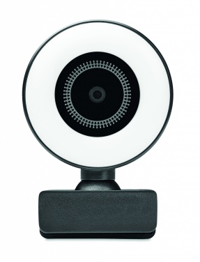 Logotrade Firmengeschenke das Foto: 1080P HD-Webcam mit Ringlicht