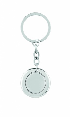 Logotrade Logogeschenke das Foto: Schlüsselring mit Münzhalter Cēsis