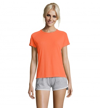 Logotrade Werbegeschenke das Foto: SPORTY DAMENT-SHIRT  140g
