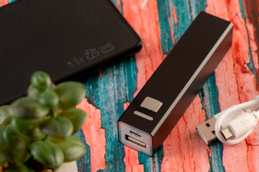 Logotrade Firmengeschenke das Foto: Metall-Powerbank PORT HOPE 2200mAh