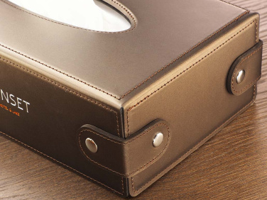 Logotrade Logogeschenke das Foto: Taschentuch-Box 1673094