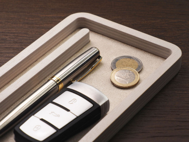 Logotrade werbemittel das Foto: Schreibtisch-Organizer aus Holz 1818121