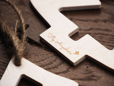 Logotrade Werbegeschenke das Foto: Weihnachtsdekoration aus Holz 1855121