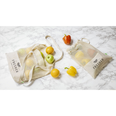 Logotrade Firmengeschenke das Foto: Natura Organic Mesh Shopper (180 g/m²) Einkaufstasche