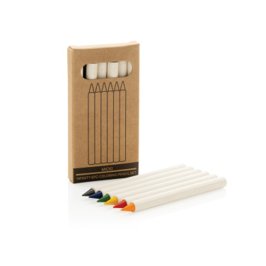 Logotrade Werbegeschenke das Foto: Micki GRS Infinity 6-teiliges Buntstift-Set