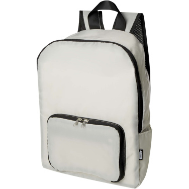 Logotrade Firmengeschenke das Foto: EcoFold faltbarer RPET Rucksack 15 L