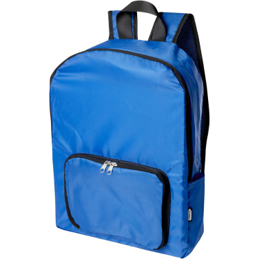 Logotrade Firmengeschenke das Foto: EcoFold faltbarer RPET Rucksack 15 L