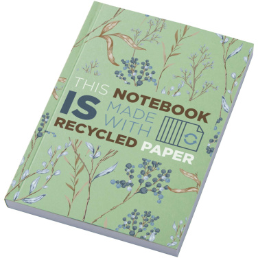 Logotrade Geschäftsgeschenke das Foto: Novella Austen A6 Softcover Notizbuch aus Recyclingmaterial – 100 Blatt
