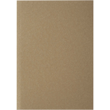 Logotrade Logogeschenke das Foto: Novella Austen A5 Softcover Notizbuch aus recyceltem Kraftpapier – 50 Blatt 