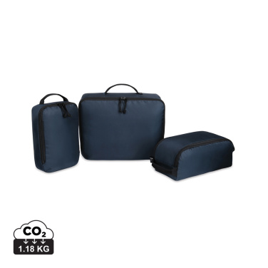 Logotrade Werbeartikel das Foto: Renew AWARE™ rPET 3-teiliges Packing-Cube-Set
