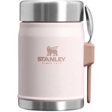 Logotrade Geschäftsgeschenke das Foto: Stanley Legendary 400 ml Lebensmittelbehälter mit Göffel