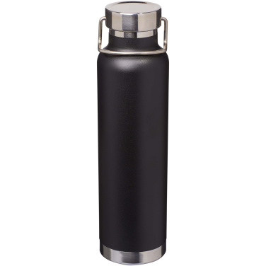 Logotrade Logogeschenke das Foto: Thor 650 ml RCS-zertifizierte Kupfer-Vakuum Isolierflasche aus recyceltem Edelstahl