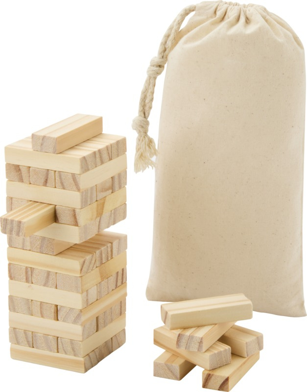 Logotrade Logogeschenke das Foto: Jumble Wackelturm aus Holz
