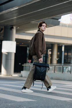 Logotrade Geschäftsgeschenke das Foto: Urban wasserabweisender Fahrrad-Rucksack